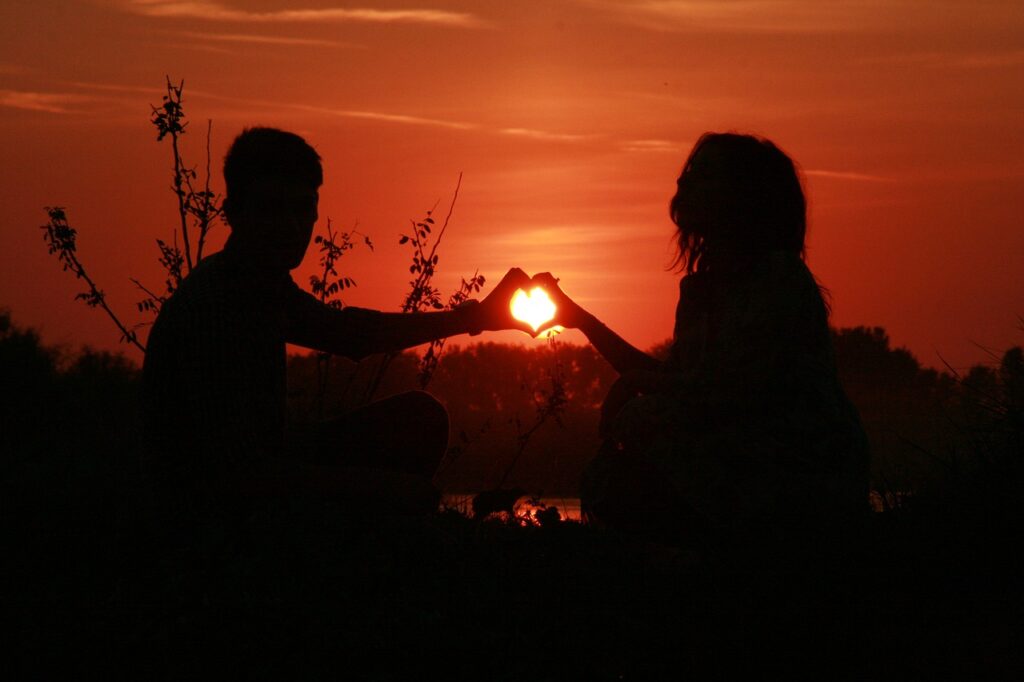 couple, nature, love, sunset, water, sun, the shadow, romance, in the evening, couple, couple, couple, romance, romance, romance, romance, romance